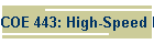 COE 443: High-Speed Networks