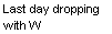 Text Box: Last day dropping with W