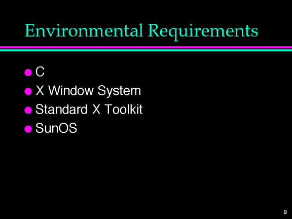 Major Environmental Requirements