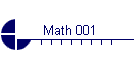 Math 001