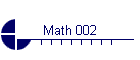 Math 002