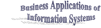 Business Applications of 
Information Systems
