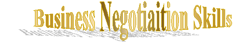 Business Negotiaition Skills