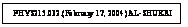 Text Box: PHYS215.032.(February 17, 2004).AL-SHUKRI