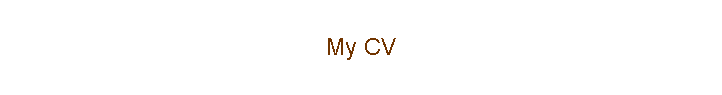 My CV