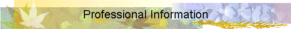 Professional Information