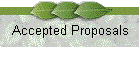 Accepted Proposals