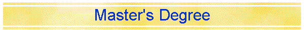 Master's Degree