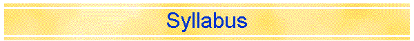 Syllabus