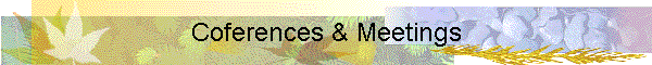 Coferences & Meetings