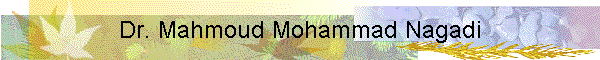 Dr. Mahmoud Mohammad Nagadi